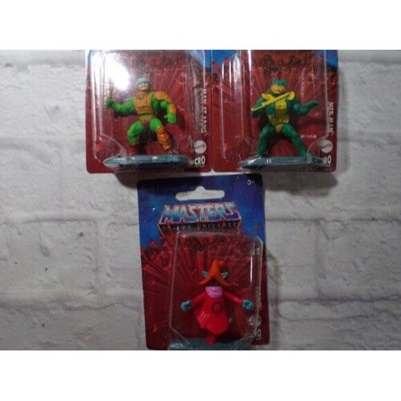 Lot Of 5 Masters Of The Universe Micro Collection Figure Cake Topper He-Man Orko - Picture 3 of 3